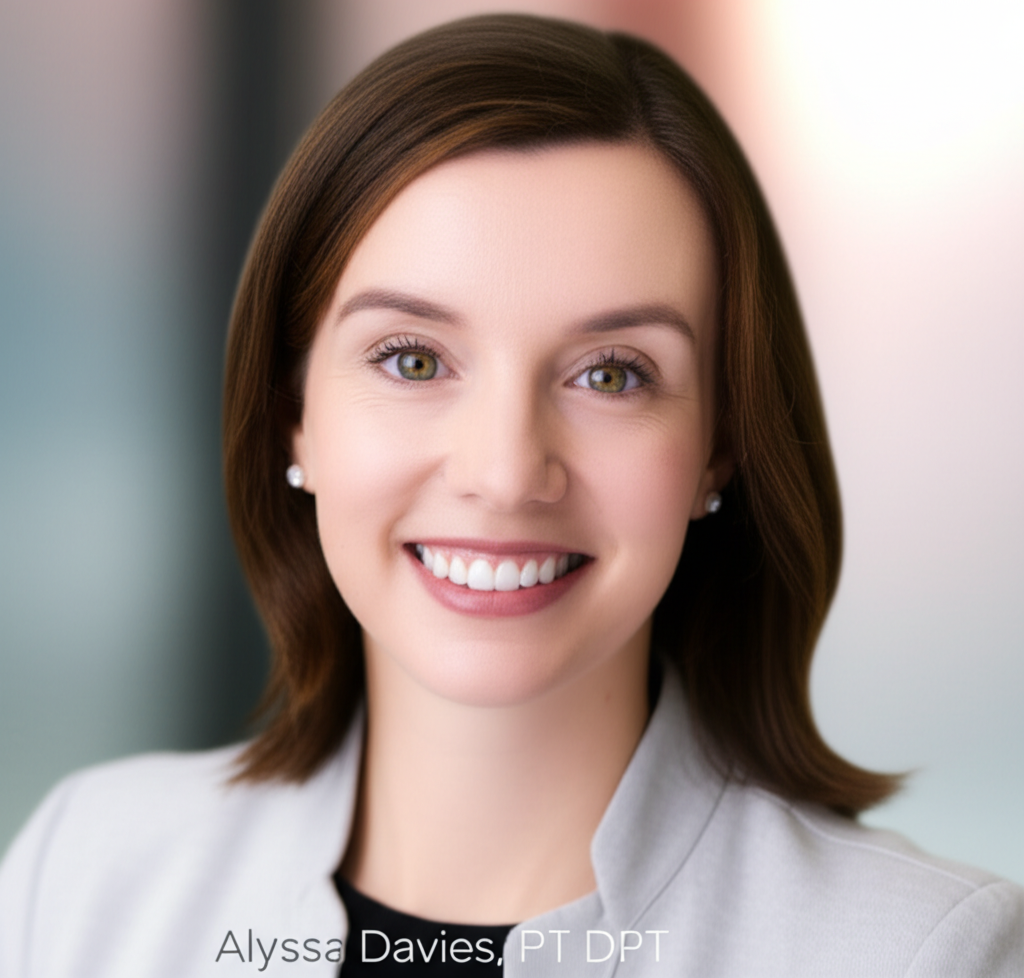 Professional headshot of Alyssa Davies, PT, DPT at Care Physical Therapy in Southfield Michigan - licensed physical therapist